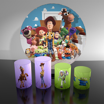 003 Disney Toy Story Round Hintergrund für Party